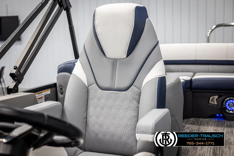 Slide: The Image of Luxurious seating in 2025 Avalon Catalina Entertainer boat, featuring modern design and comfort. - 33