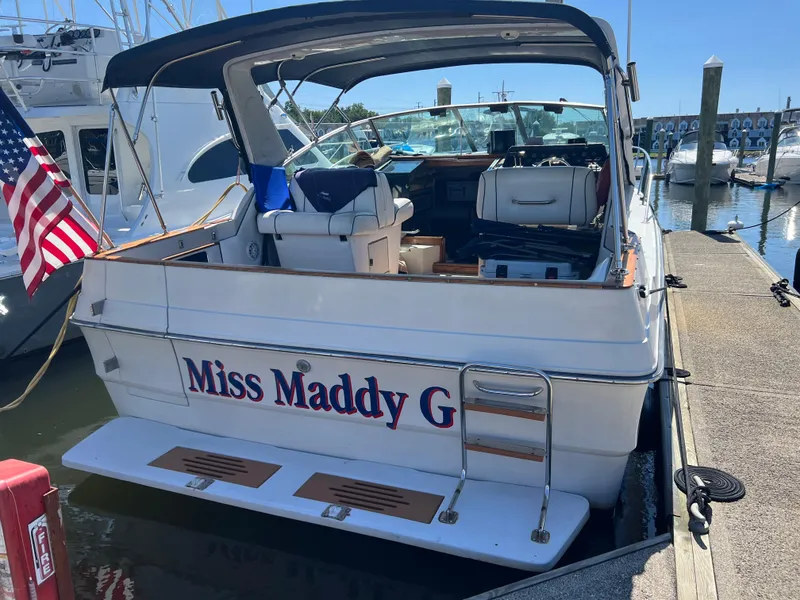 Slide: The Image of Sea Ray 340 Express Cruiser 1988 - 2