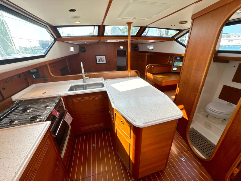 Slide: The Image of Bowman 48 Aft Cockpit 1999 - 55