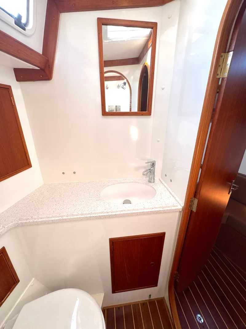 Slide: The Image of Bowman 48 Aft Cockpit 1999 - 95