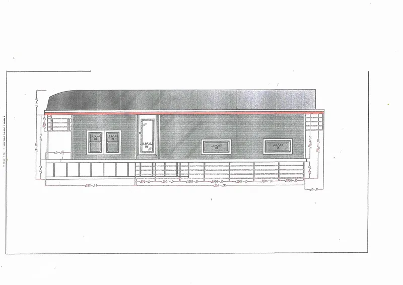 Slide: The Image of Blueprint of 2020 Destination Yachts 16x45 Condo Series houseboat design. - 33