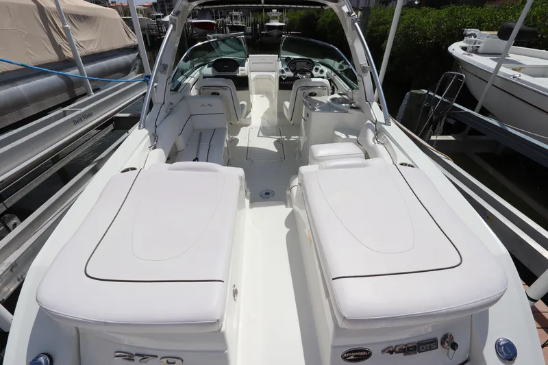Slide: The Image of Interior view of a 2009 Sea Ray 270 Select EX boat. - 10