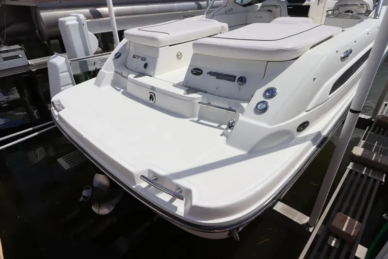 Slide: The Image of 2009 Sea Ray 270 Select EX boat at dock. - 6