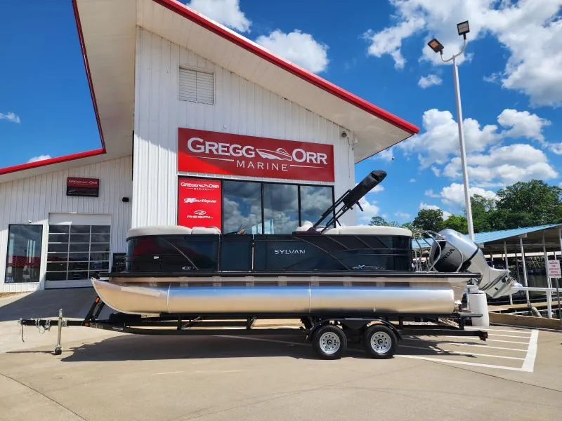 Slide: The Image of 2024 Sylvan Mirage X3 pontoon boat at Gregg Orr Marine dealership. - 24