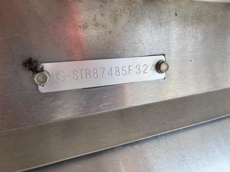 Slide: The Image of 2024 Starcraft SLS-3 metal identification plate with serial number. - 12