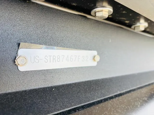 Slide: The Image of 2024 Starcraft SLS-3 identification plate with serial number. - 23