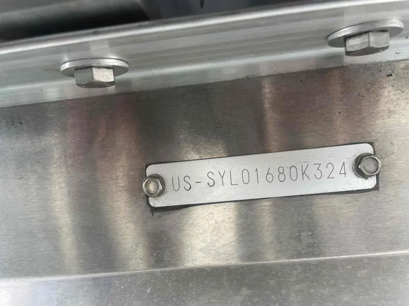 Slide: The Image of 2024 Sylvan MIRAGE 822 CLZ DH identification plate with serial number. - 20