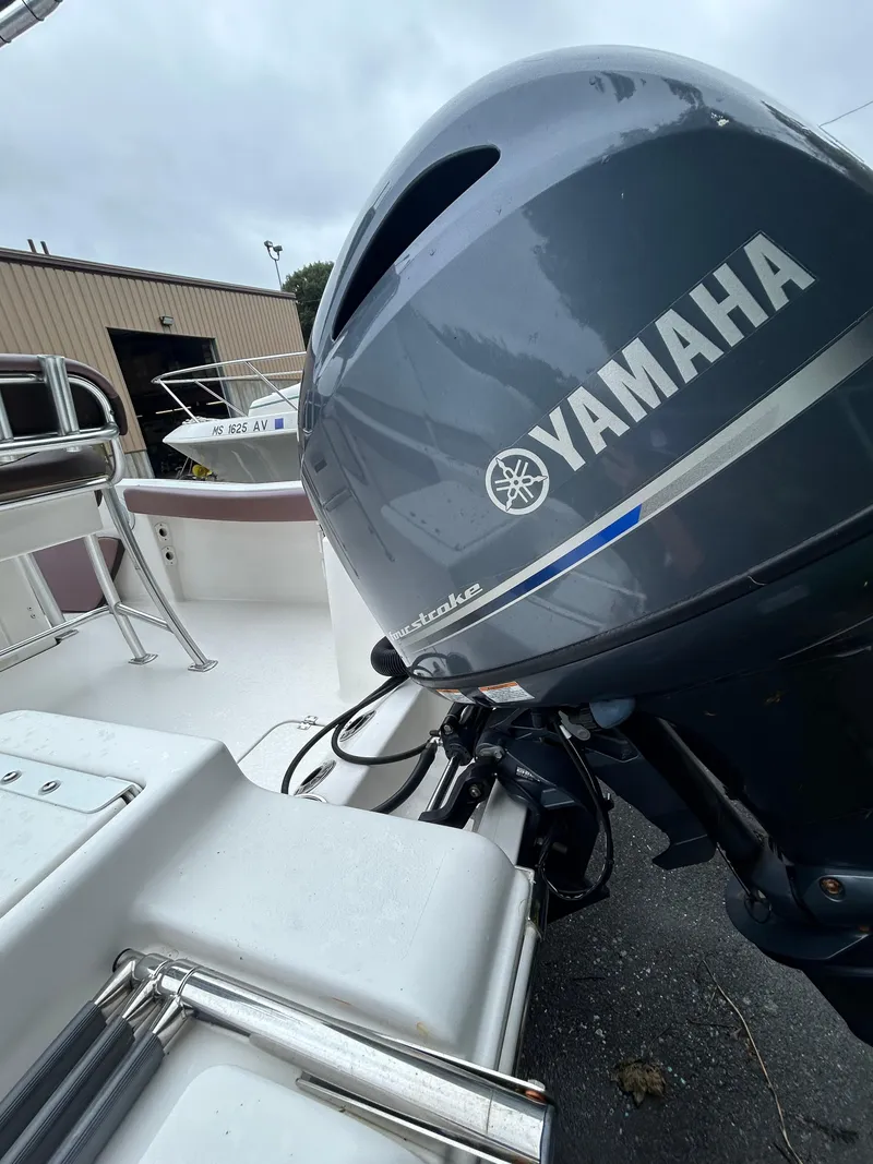 Slide: The Image of 2017 Tidewater 198 CC Adventure boat with Yamaha outboard motor. - 21