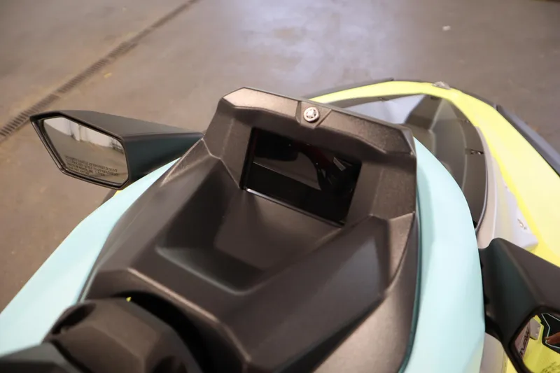 Slide: The Image of 2025 Yamaha WaveRunner JetBlaster PRO 3-Up dashboard and mirrors close-up. - 6