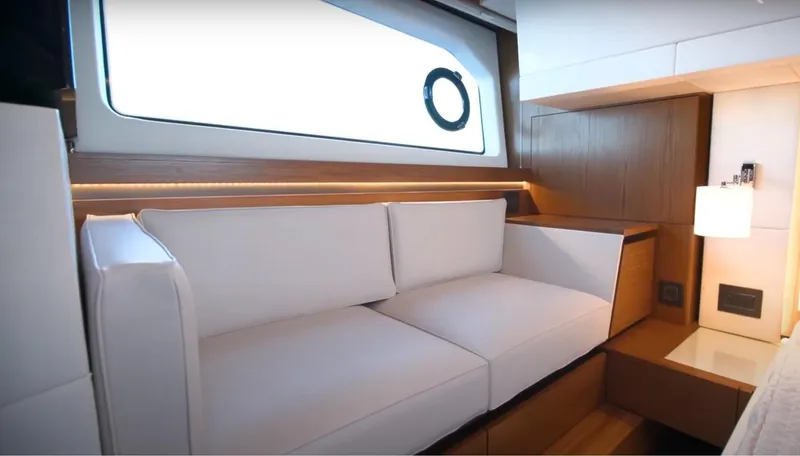 Slide: The Image of Tiara 49 Coupe - Settee in Owner's Cabin - 47