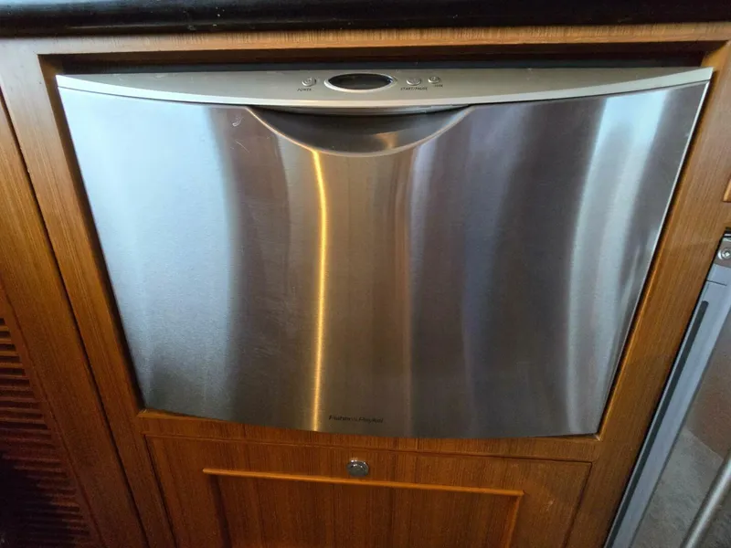 Slide: The Image of Stainless steel dishwasher in 2010 Ocean Alexander Classico yacht kitchen. - 14