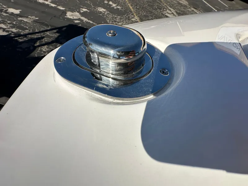 Slide: The Image of Chrome detail on 2025 Regal LS4 Surf boat deck. - 21