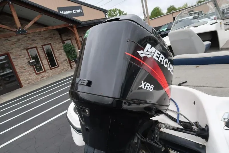 Slide: The Image of 2005 ProCraft 181 Combo with Mercury XR6 engine at dealership. - 5