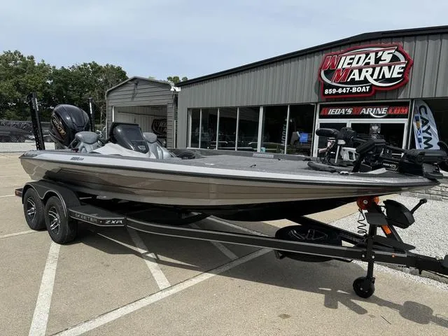 Slide: The Image of 2025 Skeeter ZXR20 boat on trailer at Wieda's Marine dealership. - 10