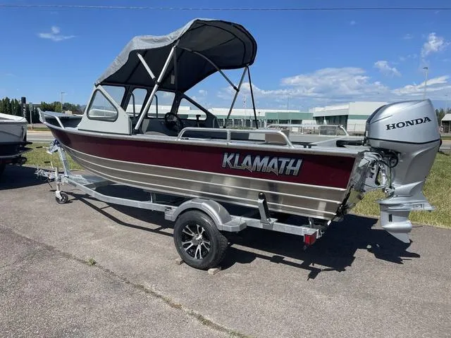 Slide: The Image of Klamath Boats 18 OPEN WINDSHIELD 2024 - 3