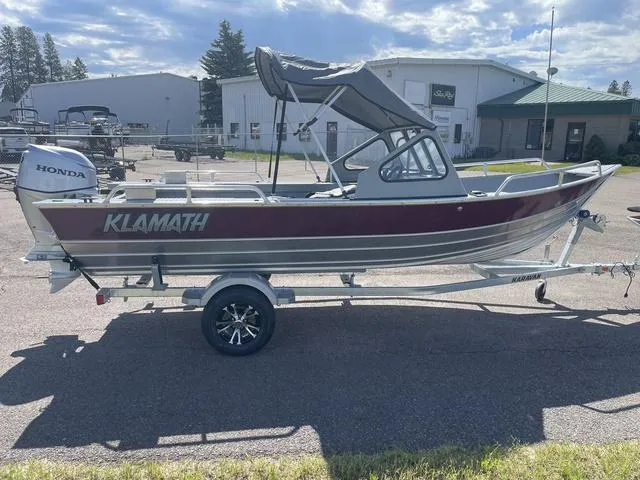 Slide: The Image of Klamath Boats 18 OPEN WINDSHIELD 2024 - 6