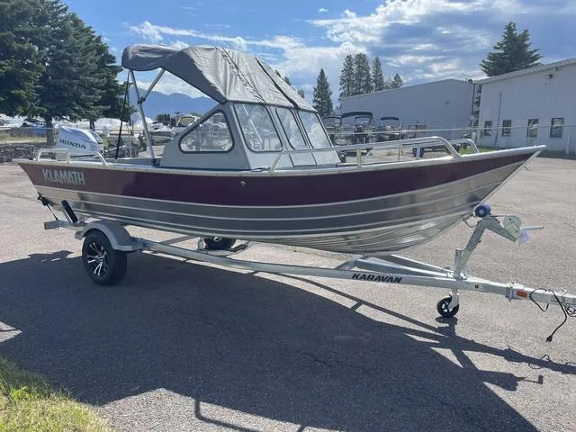 Slide: The Image of Klamath Boats 18 OPEN WINDSHIELD 2024 - 7