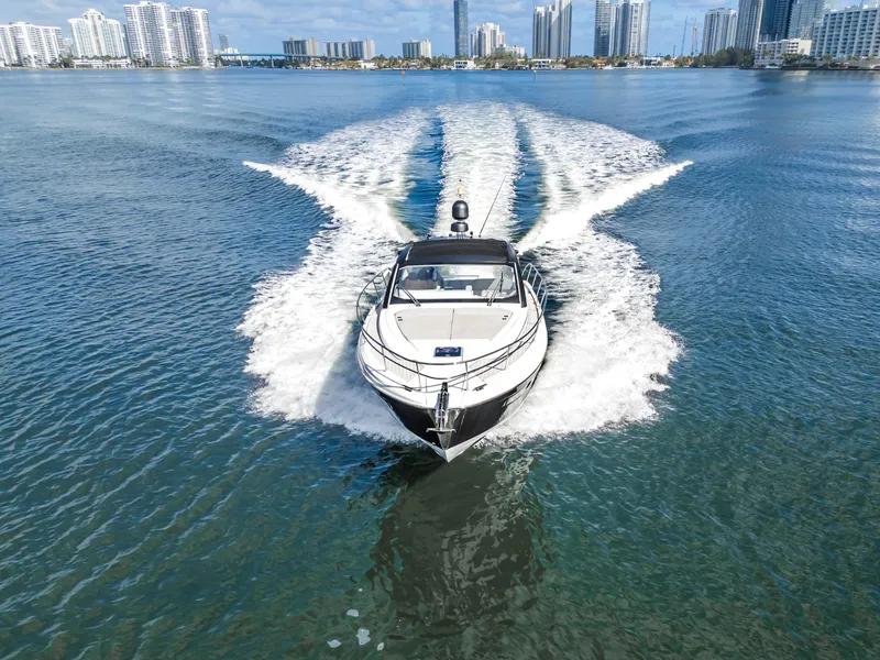 Slide: The Image of Azimut Atlantis 45 yacht cruising on open water, 2020 model. - 11