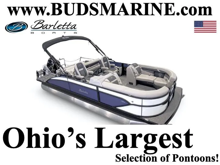 The Image of 2025 Barletta Cabrio 22UC pontoon boat, Ohio's largest selection at Bud's Marine. - 0