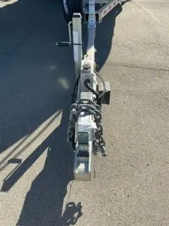 Slide: The Image of Trailer hitch of a 2025 Spartan 2600 Olympia on asphalt surface. - 10