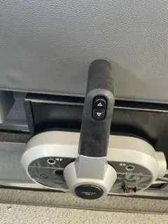 Slide: The Image of Control lever of 2025 Spartan 2600 Olympia, featuring ergonomic design and intuitive buttons. - 24