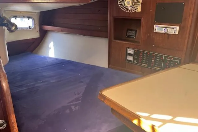 Slide: The Image of Quarter berth behind nav station - 25