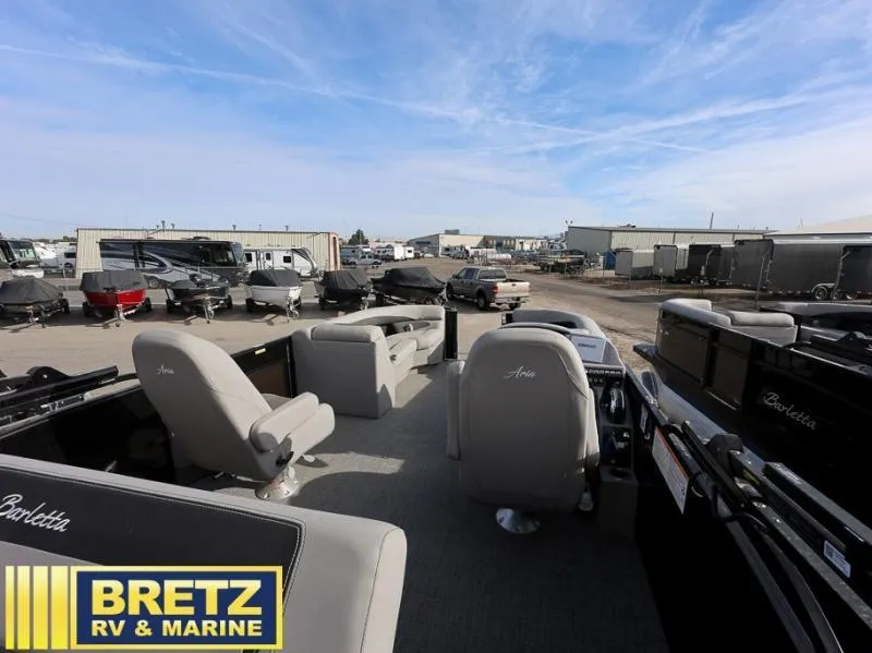 Slide: The Image of Aria Ultra-Lounge A22UC 2025 model at Bretz RV & Marine dealership. - 10