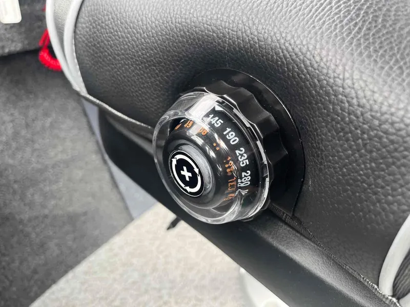 Slide: The Image of Close-up of a 2024 Duckworth 20 NAV SPT dashboard control knob. - 14