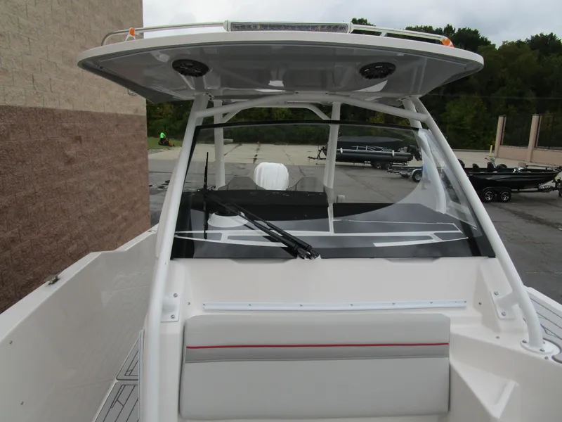 Slide: The Image of 2025 Solara S-250 CW boat with sleek design and spacious deck. - 41