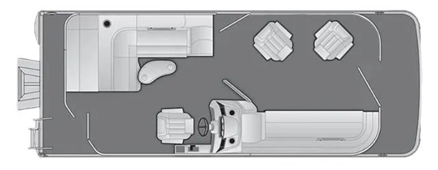 Slide: The Image of Bennington S Quad Bench 22 SSR Pontoon 2025 - 2