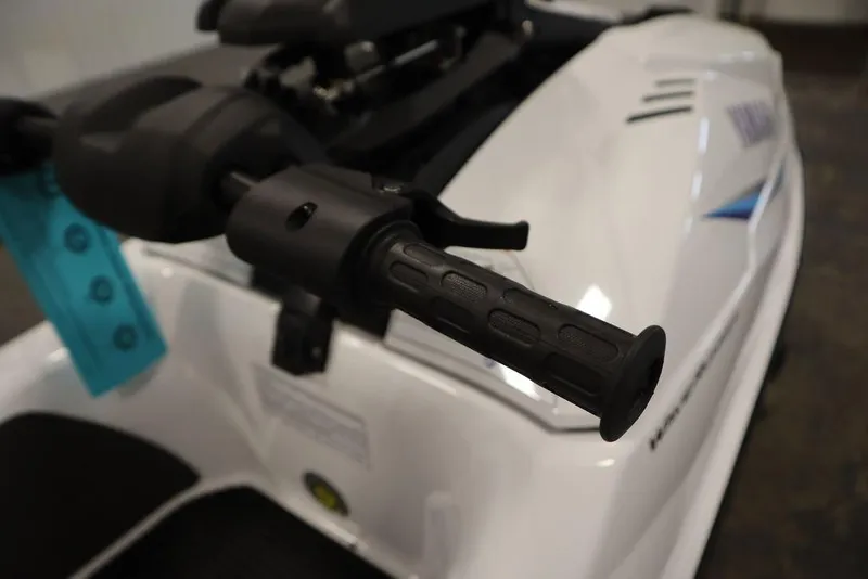Slide: The Image of Close-up of 2025 Yamaha WaveRunner SuperJet handlebar grip. - 16