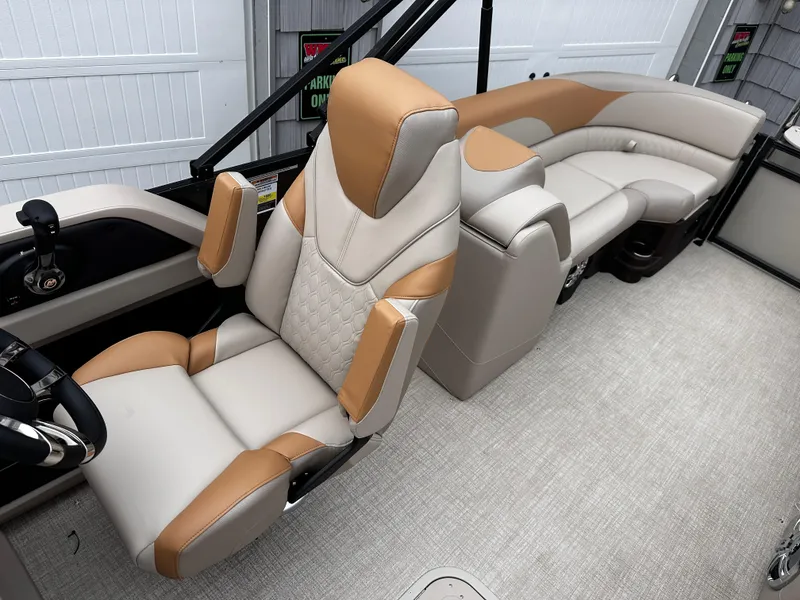 Slide: The Image of 2025 Avalon 2385 LSZ Quad Lounger interior with luxurious seating and modern design. - 12