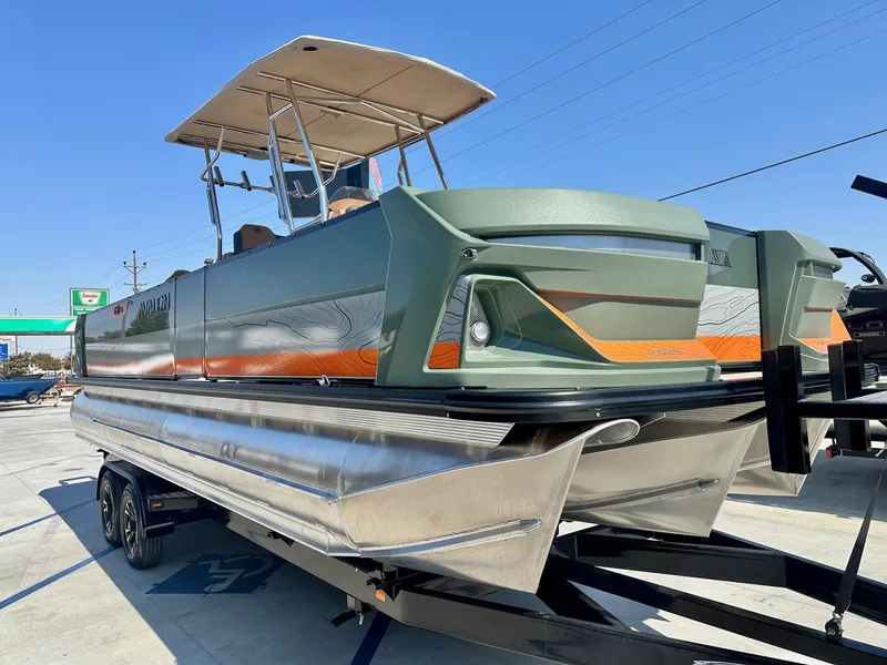 Slide: The Image of Avalon Geo Fish GLX 25 w/ 225HP Mercury! 2025 - 3