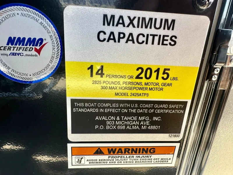 Slide: The Image of Avalon Geo Fish GLX 25 w/ 225HP Mercury! 2025 - 9