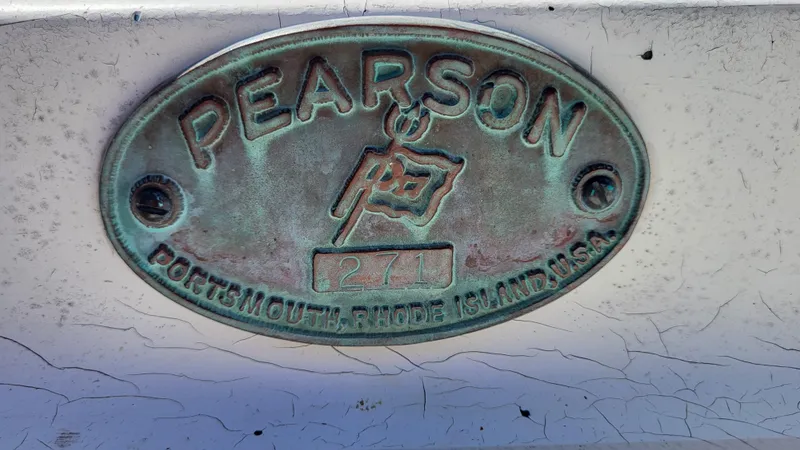 Slide: The Image of Pearson 365 Sloop 1979 nameplate, Portsmouth, Rhode Island, USA. - 15