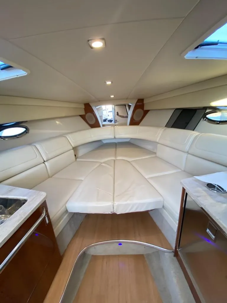 Slide: The Image of Luxurious interior of 2016 Formula 350 Sun Sport yacht with plush seating and modern design. - 39