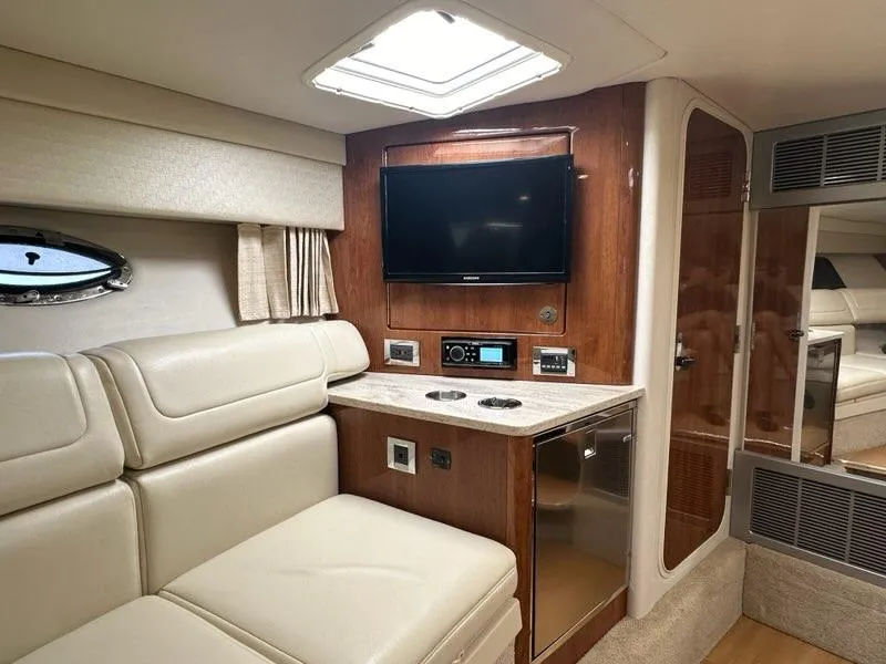 Slide: The Image of Luxurious interior of 2016 Formula 350 Sun Sport with TV and seating area. - 41