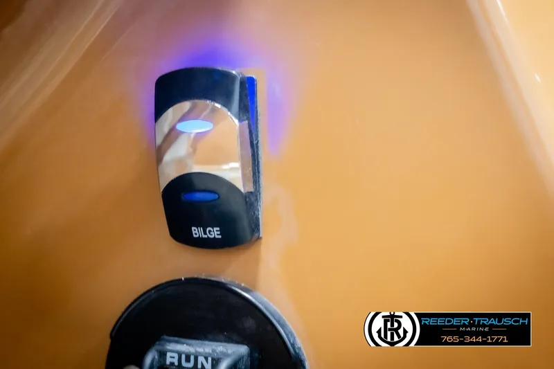 Slide: The Image of 2025 Avalon LSZ EL bilge switch with blue LED light. - 35