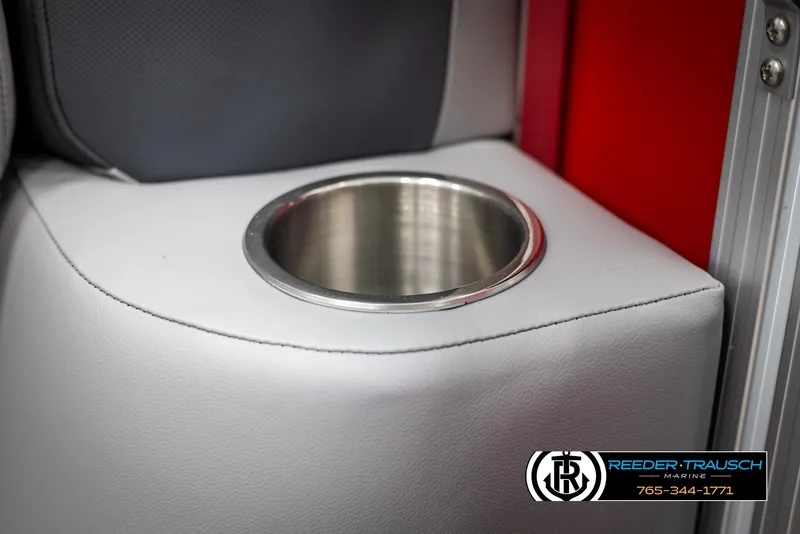 Slide: The Image of 2025 Avalon VLS QL interior cup holder with sleek design. - 36
