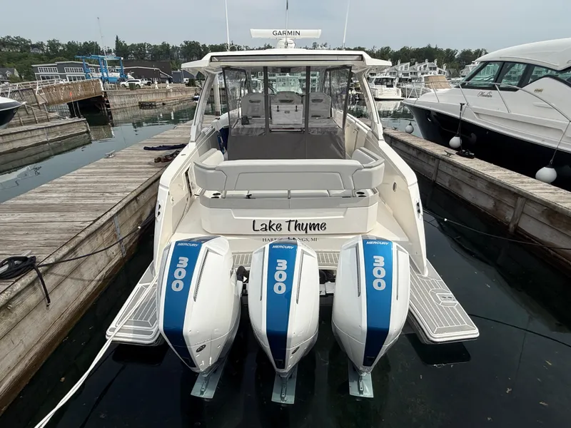 Slide: The Image of Transom, triple Merc 300s - 18