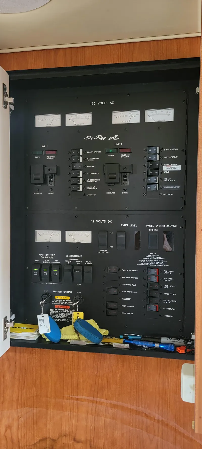 Slide: The Image of 110 AC and 12vdc panel - 27