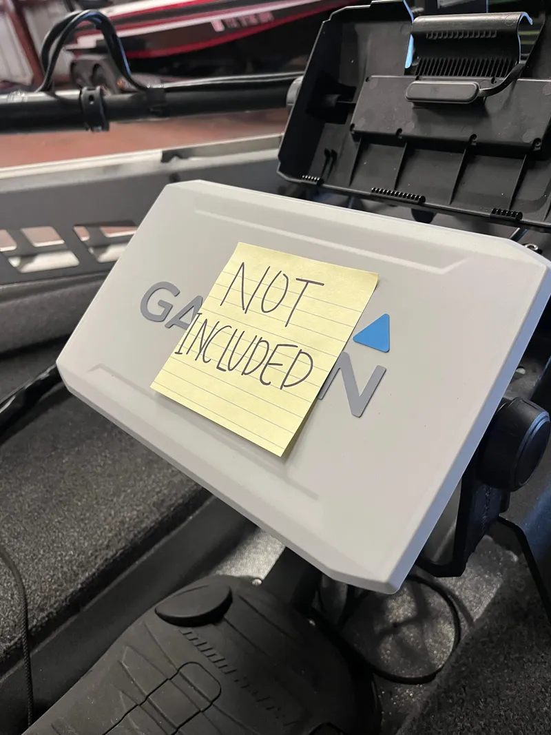 Slide: The Image of 2015 Phoenix 819 Pro boat with Garmin device labeled "Not Included." - 62