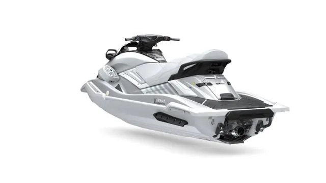 Slide: The Image of 2025 Yamaha Marine Waverunner FX Cruiser SVHO with audio, sleek white design. - 6