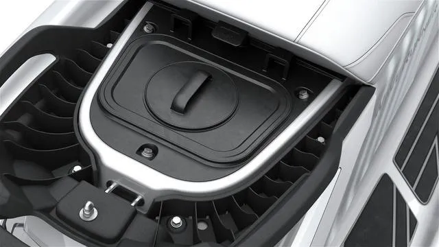 Slide: The Image of 2025 Yamaha Marine Waverunner FX CRUISER SVHO storage compartment detail. - 9
