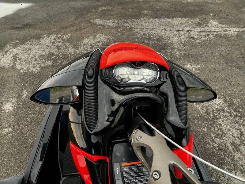 Slide: The Image of 2011 Sea-Doo RXP 255 dashboard and controls, close-up view. - 5