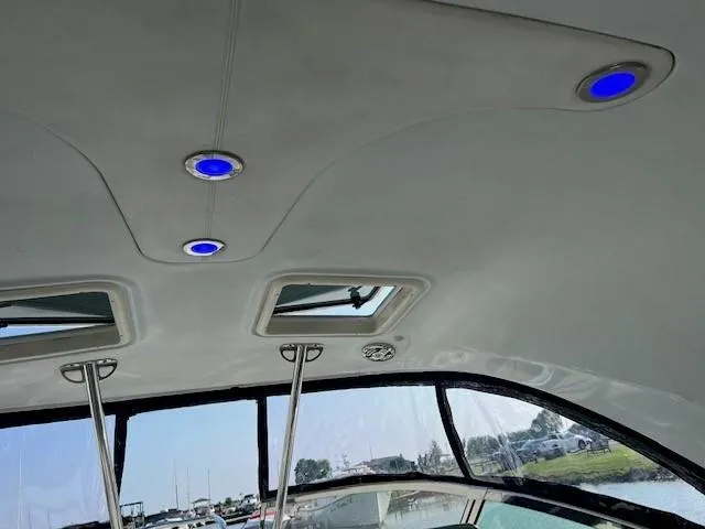 Slide: The Image of Interior ceiling of 2011 Formula 34 PC boat with blue LED lights. - 12