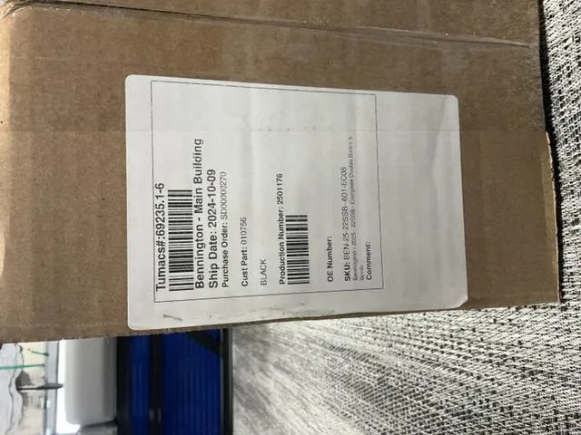 Slide: The Image of 2025 Bennington 22SSB-SPS boat interior with gray seating and table. - 19