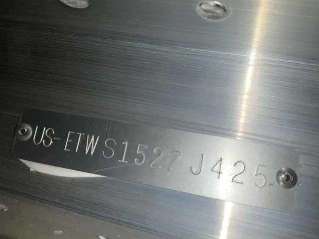 Slide: The Image of Hull identification number on a 2025 Bennington 22SSB-SPS boat. - 7