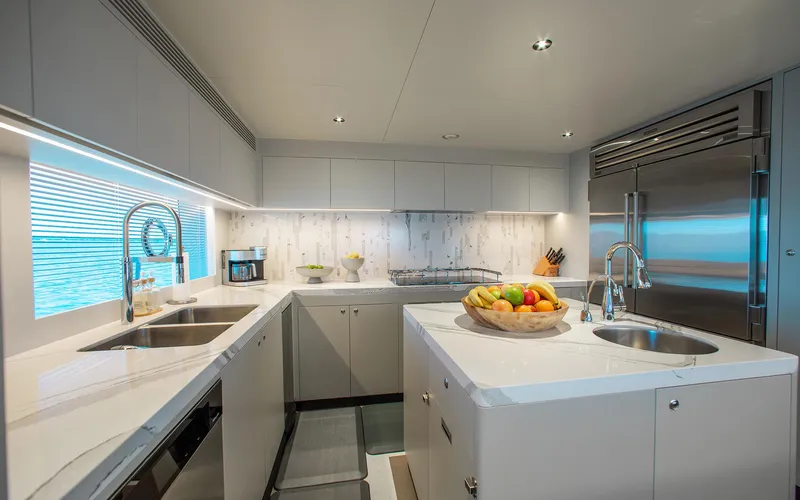 Slide: The Image of FREEDOM 110' Horizon Galley - 6