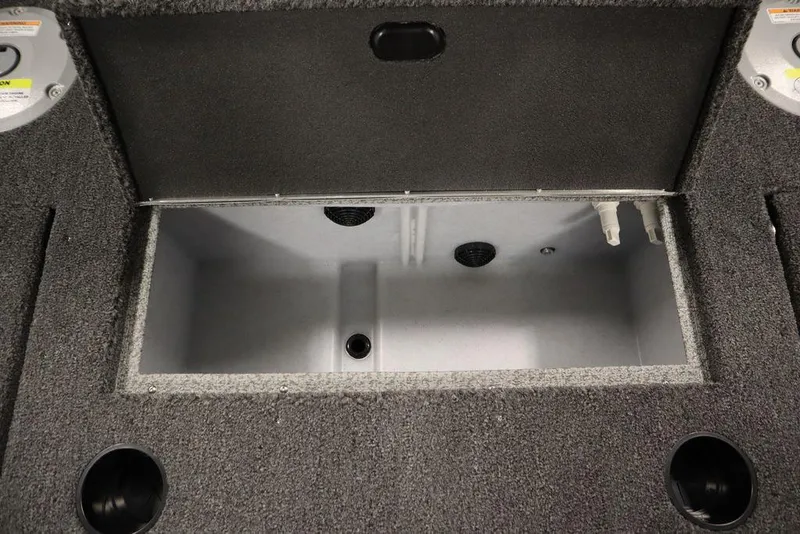 Slide: The Image of Open storage compartment in 2025 Crestliner 1850 Super Hawk JS boat. - 37
